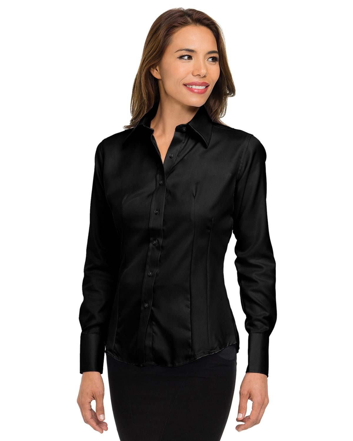 black no iron shirt women's