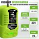 thumbnail image 4 of Cargadores Compactos de Batería de Herramienta Eléctrica Inalámbrica (Entrada de 110V para Makita 40V Charger), 4 of 7