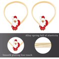 thumbnail image 3 of 2 PCS Christmas Curtain Tieback Buckle Spring Curtain Holdback Carving Design Christmas Curtain Ties for Drapes Curtain Ties Backs Modern Style Christmas Decor, 3 of 7