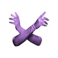 thumbnail image 1 of Gravity Threads Ladies Satin Opera Gloves 18" Purple, 1 of 2