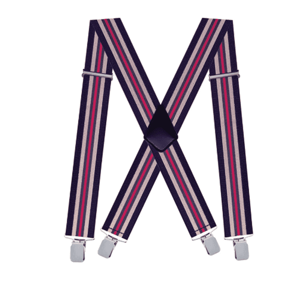 FLORNIX Suspenders for Men Adjustable Length Suspenders for Men Heavy Duty Environmentally Friendly Materials Classic Suspenders,Beige Strips