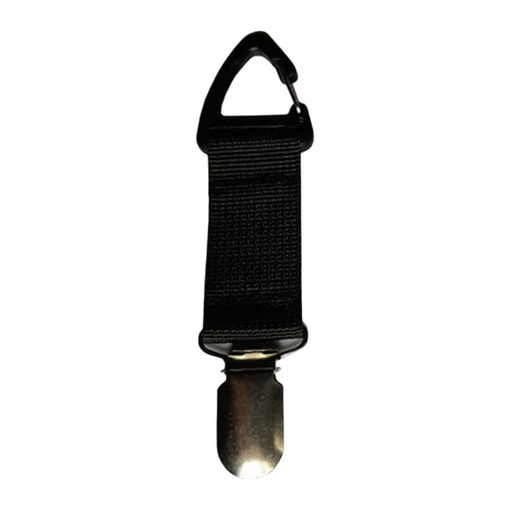 harayaa Hat Cap Clip, Adults Outdoor Portable Duckbill Hat Clip, Hat Holder for Handbags Black