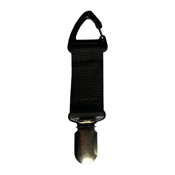 Clip de sombrero Sunnimix Presilla para sombrero portátil Negro