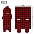 thumbnail image 3 of Catalonia Wearable TV Blanket with Sleeves Arms & Feet pockets for Adult Micro Plush Fleece Large Wrap Throw Robe 75 x 5, 3 of 6