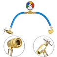 thumbnail image 2 of Lefu Recharge A/C Kit R134A Car Conditioning Hose Recharge Hose with Pressure Gauge, 2 of 9