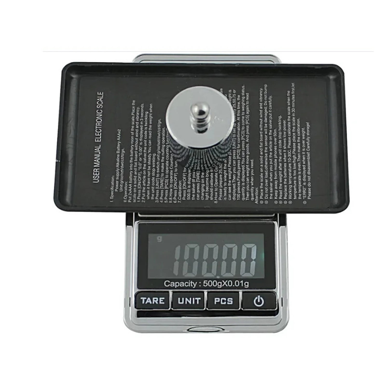 500g/0.01g Electronic Scale, Precision Portable Pocket LCD Digital Jewelry Scales, Weight Balance Kitchen Gram Scale ,Smart Design