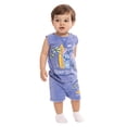 thumbnail image 4 of Disney Stitch Baby Boys Sleeveless Graphic Tank Top and Shorts Set, 2-Piece, Sizes 0/3M-24M, 4 of 9