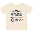 thumbnail image 3 of Inktastic Memaw Grandma Loves Me Girls Baby T-Shirt, 3 of 5