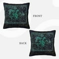thumbnail image 3 of ZICANCN Constellation Map Star Decorative Throw Pillow Covers , Couch Sofa Decorative Knit Pillow Covers for Living Room Farmhouse 16"x16", 3 of 8