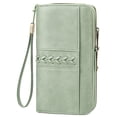thumbnail image 3 of FALAN MULE Wallet for Women RFID Blocking Leather Large Capacity Zip Around Ladies Card Holdr Phone Purse Wristlet, 3 of 8