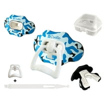 COOLLO SPORTS Football Lip Guard Mouthguard 2-in-1 TRANSFORMER Pacifier Mouthguard Sports Lip Protector for Adults & Youth (Case Included)