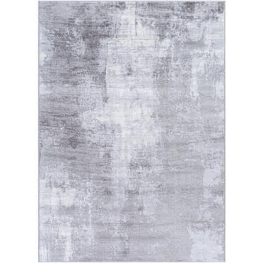 Surya Wanderlust WNL-2322 63 x 87" Rectangle Fabric Rug in Taupe/Charcoal/Gray