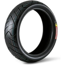 160/60-17 Motorcycle Tire Rear, Black Wall, 4PR 69S Tubeless Street Tire for Sport & Street Bike, High Performance, Enhanced Grip & Wear Resistance