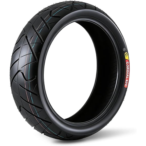 160/60-17 Motorcycle Tire Rear, Black Wall, 4PR 69S Tubeless Street Tire for Sport & Street Bike, High Performance, Enhanced Grip & Wear Resistance