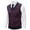 Wine, variant on SERTG Men's British Checkered Knit Vest Fall Winter Jacquard V Neck Sleeveless Stretch Fashion Waistcoat Sweaters(Black,2XL)