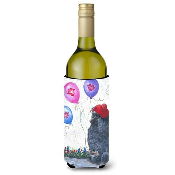 24 oz Poodle Totally Chic Wine Bottle Hugger