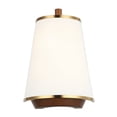 thumbnail image 5 of Varaluz Desert Flyer 2-Lt Sconce - Satin Brass/Medium Walnut, 5 of 7