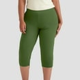 thumbnail image 2 of Womens Leggings Plus Sizes High Waisted Activewear Pants Stretchy Sports Athletic Capri Yoga Pants, 2 of 5