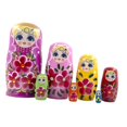 thumbnail image 4 of Adorables Muñecas Anidadas para Niñas, Muñeca Apilable, 7 Piezas, Decoración Colorida Hecha a Mano para Habitación de , Regalos de Inauguración D violeta Hugo Muñeca rusa de anidación, 4 of 8