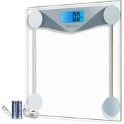 Etekcity Scale for Weight, 400lb Capacity Bathroom Scale with LCD Display, Silver, EB4074C