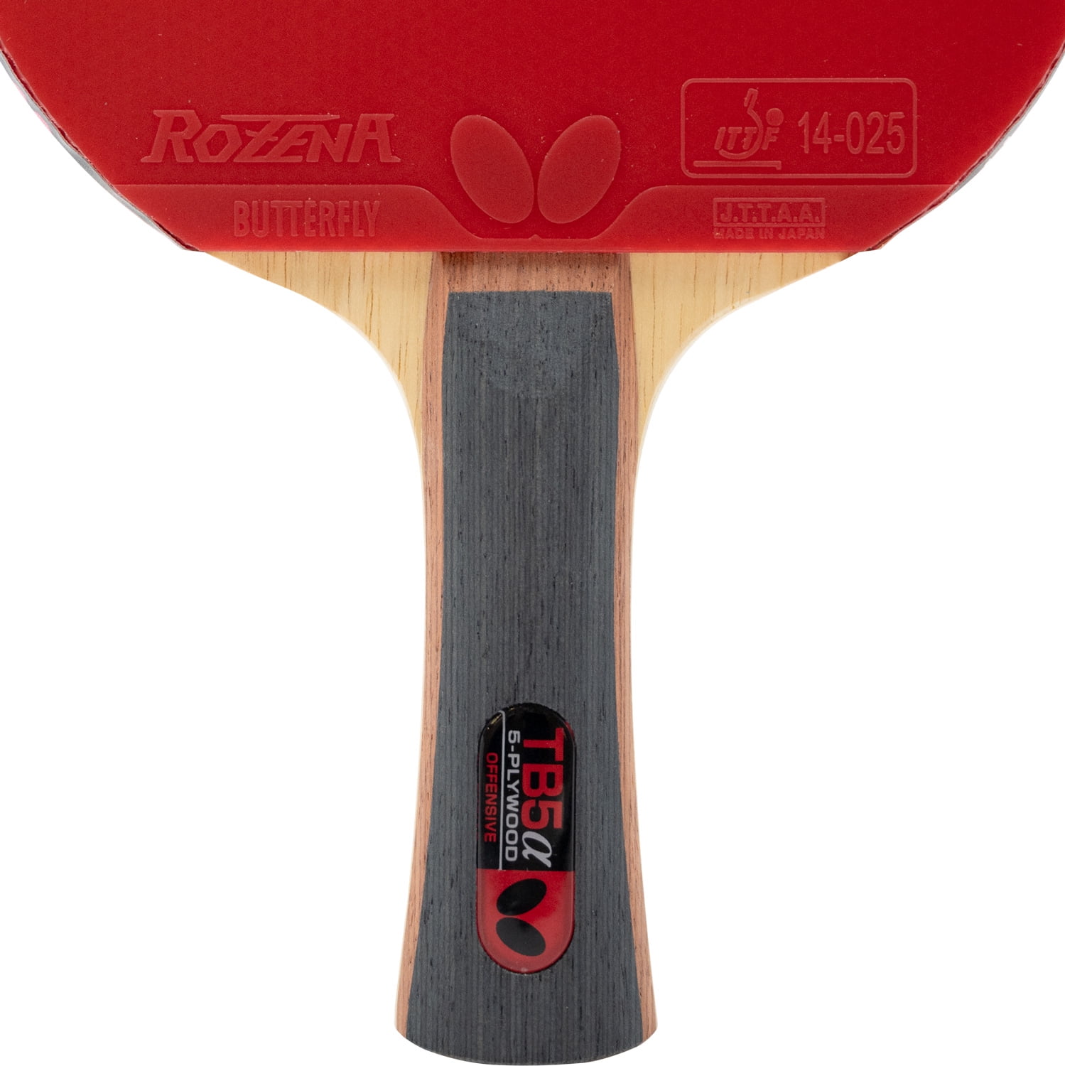 Butterfly TB5 Alpha Pro-Line with Rozena & Case