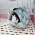 thumbnail image 5 of Cozy and Warm Hamster Nest Soft Plush Bed House for Small Pets, Including Guinea Pigs and Hamsters, 5 of 8