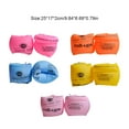 thumbnail image 3 of ZLight 2 Pieces Inflatable Swimming Rings Safety Adjustable Arm Bands Foldable Tube Armlets Sports Equipment Summer Party Blue 1Set, 3 of 6