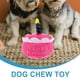 thumbnail image 5 of KAKOWELY Juguete de pastel de cumpleaños para perro, juguete de perro chirriante con forma de pastel de feliz cumpleaños, juguete de pastel de perro de peluche, 5 of 5