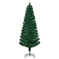 thumbnail image 4 of Tcbosik 6ft Pre-Lit Christmas Tree with Lighted Top Star, Artificial Xmas Tree with 220 Branch Tips for Home Office, Green, 4 of 6