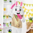 thumbnail image 6 of Alaiyaky Easter Bunny Costume Adult, Rabbit Costume with Vest Rabbit Bow Tie, Rabbit Onesie Costume for Easter Fancy Dress Costume, 6 of 9