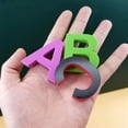 thumbnail image 5 of Letras y números magnéticos del alfabeto ABC 123, imanes de nevera de plástico, juego educativo de aprendizaje preescolar, mayúsculas, minúsculas, Matemáticas, 5 of 5