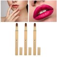thumbnail image 4 of Lip Brush, Retractable 3pcs Cosmetic Tool Double Ended Lip Brush Gold  For Home For Women, 4 of 8