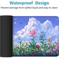 thumbnail image 4 of Pixel Art Gaming Mouse Pad Game Scene 2D Landscape Tulips Daisies Large Gaming Mouse Mat with Stitched Edges,Non-Slip Waterproof Rubber Base Mous Mat Office Computer Keyboard Laptop 31.5x11.8 Inch, 4 of 6