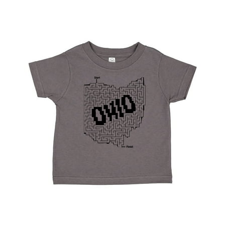 

Inktastic Ohio Maze Puzzle Gift Toddler Boy or Toddler Girl T-Shirt