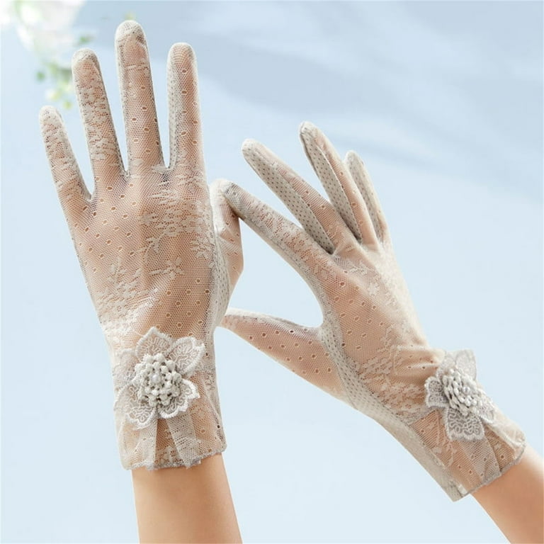 ladies dress gloves White Cotton Its Strong Stitching Makes These Gloves Durable And Long Lasting Vintage Tricot Ladies Dress Gloves
