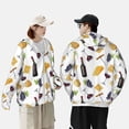 thumbnail image 2 of Sun Protection Shirts For Men/Women, Wine Cheese Grape Print Long Sleeve Fishing Outdoor Shirts, Sun Hoodie Jacket, 2 of 8