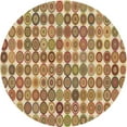 thumbnail image 1 of Ahgly Company Tapis d'Intérieur Lavables en Machine, Ronds, Rouges Transitionnels, 5' Ronds, 1 of 7