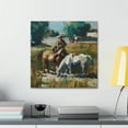 thumbnail image 3 of Grazing Horses Pasture - Canvas, 3 of 10
