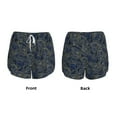 thumbnail image 3 of Salouo Golden Peonies Print Women's 2 in 1 Running Shorts Double-Layer Shorts Athletic Workout Gym Yoga Shorts Running Shorts for Women-XX-Large, 3 of 7