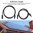 thumbnail image 4 of Solar Panel Extension Cable, Solar Cable PV Wire 2PCS 1000V 6.6FT IP68 Waterproof Self Locking  for RV, 4 of 8