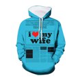 thumbnail image 1 of WILLBEST Sudaderas En Pareja Sudaderas con Capucha para El Día De San Valentín para Hombres y Mujeres Día De San Valentín para Hombres Chica, 1 of 2