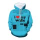 thumbnail image 1 of WILLBEST Sudaderas En Pareja Sudaderas con Capucha para El Día De San Valentín para Hombres y Mujeres Día De San Valentín para Hombres XXGrande, 1 of 2