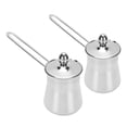 thumbnail image 1 of Turkish Coffee Pot, 2 Pcs Milk Butter Warmer Pot Anti Rusty  for Home, 1 of 7