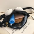 thumbnail image 3 of Bolso pequeño de lona único y divertido, bolso pequeño de cuerpo redondo con ancho de hombro para chica estudiante de moda, 3 of 5