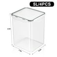thumbnail image 6 of Sorbus 4-Pack Clear Plastic Food Storage Containers, 6 of 8