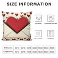 thumbnail image 5 of TIAOTIAOHOU Valentine's Day Pillow Covers Hearts Small Red Hearts Decor Throw Pillow Covers Valentine's Day Cushion Case Decoration for Sofa Couch, 5 of 5