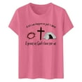 thumbnail image 5 of LUOGENLI T-shirts pour Femme pour Femmes T-Shirt Décontracté à Imprimé de Lettres Col Rond Manches Courtes T-Shirt Plusieurs Couleurs 4TG T-shirts pour Femmes T-shirts Graphiques T-shirts de la Saint-Valentin L, 5 of 5