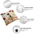 thumbnail image 6 of nygtbtfer Throw Pillow Covers Set of 2 Heart Balloon Classic Pink Velvet Soft Square Living Room Decor Bedroom Sofa Cushion Pillows White, 6 of 7