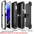 thumbnail image 7 of NIFFPD Moto G Stylus 5G 2022 Case with Screen Protector Full Body Shockproof Phone Cover with Belt-Clip Holster Black, 7 of 7