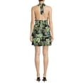 thumbnail image 4 of Madden NYC Women's Juniors Double Tiered Halter Dress, 4 of 5